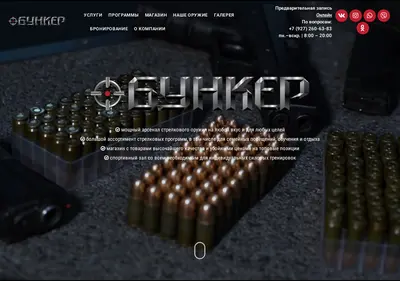 Снимок главной страницы bunker63.ru
