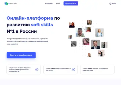 Снимок главной страницы 4brain.ru