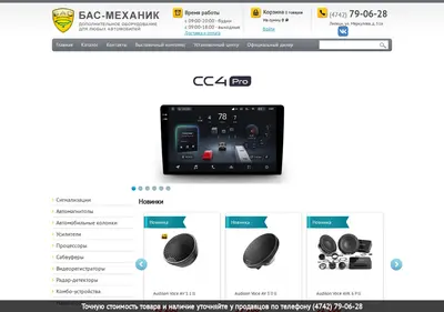 Снимок главной страницы bas-mechanic.ru