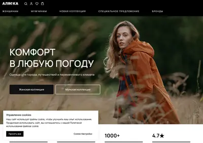 Снимок главной страницы alaska38.ru