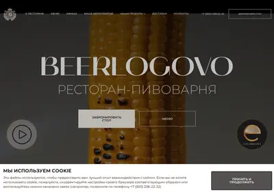 Снимок главной страницы brlogovo.ru
