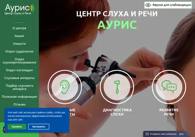 Снимок главной страницы auris-nnov.ru