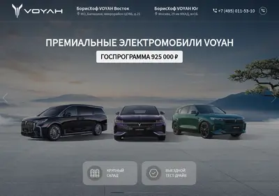Снимок главной страницы borishof-voyah.ru
