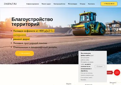Снимок главной страницы 31asfalt.ru