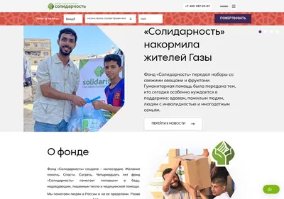 Снимок главной страницы solidarnost.su