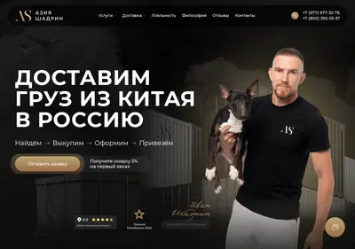 Снимок главной страницы asia-shadrin.ru