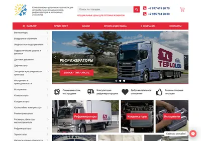Снимок главной страницы teploled.su