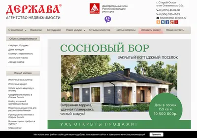 Снимок главной страницы an-derjava.ru