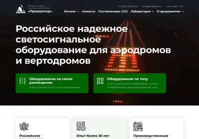 Снимок главной страницы projektor.su