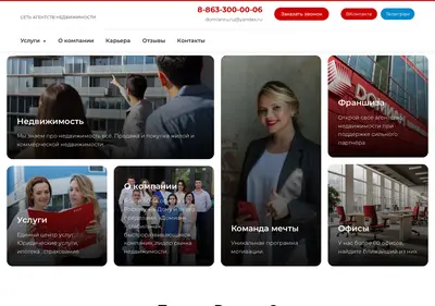Снимок главной страницы domian.com.ru
