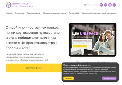 Снимок главной страницы ceal-center.ru