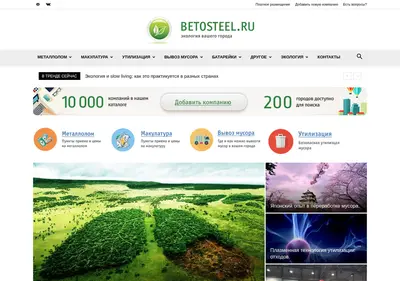 Снимок главной страницы betosteel.ru