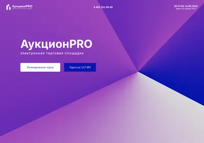 Снимок главной страницы au-pro.ru