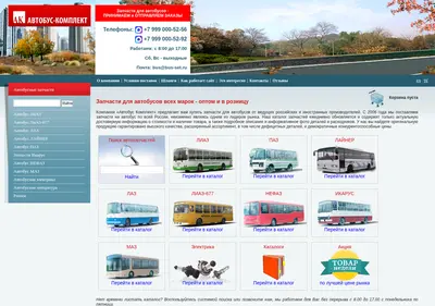 Снимок главной страницы bus-set.ru