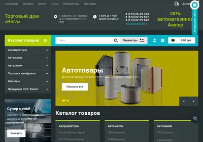 Снимок главной страницы akkum-vrn.ru