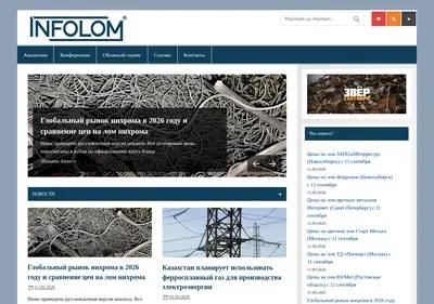 Снимок главной страницы infolom.su