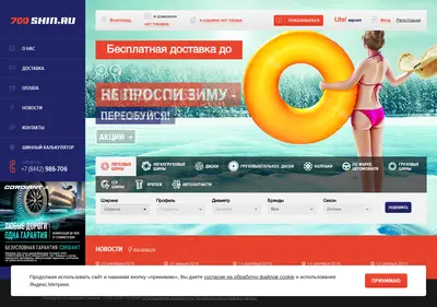 Снимок главной страницы 700shin.ru