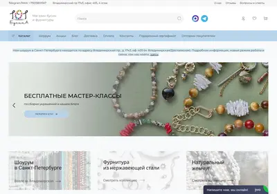 Снимок главной страницы 101busina.ru