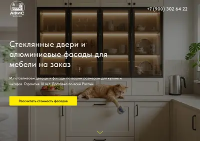 Снимок главной страницы afisfasad.ru