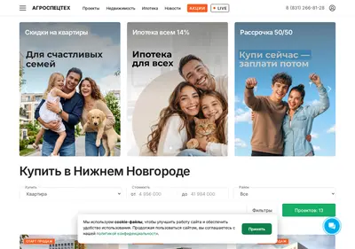 Снимок главной страницы a-spt.ru