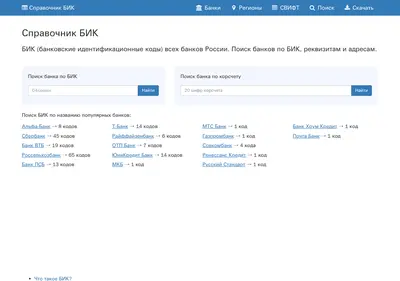 Снимок главной страницы bik10.ru