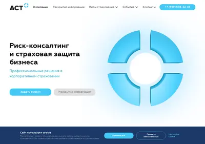 Снимок главной страницы ast-broker.ru