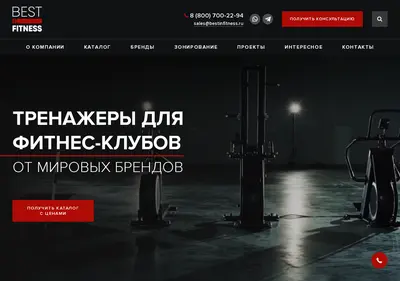 Снимок главной страницы bestinfitness.ru