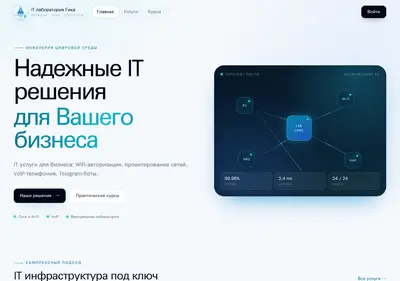 Снимок главной страницы geeklab.su