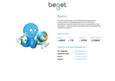 Снимок главной страницы bget.ru