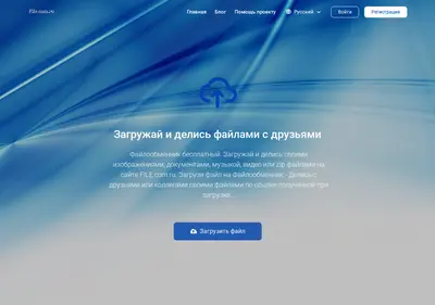 Снимок главной страницы file.com.ru