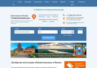 Снимок главной страницы busnovoyas.ru