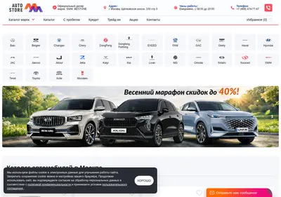 Снимок главной страницы autostore-m.ru