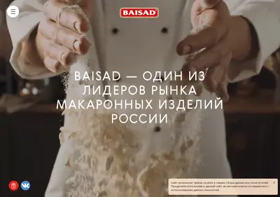 Снимок главной страницы baisad.ru