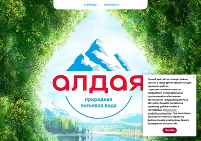 Снимок главной страницы aldaya.ru