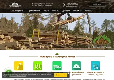 Снимок главной страницы brusdoskamsk.ru
