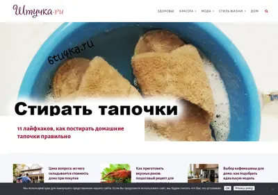 Снимок главной страницы 6tu4ka.ru