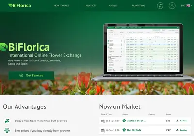Снимок главной страницы biflorica.ru