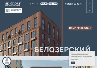 Снимок главной страницы belozerski.ru