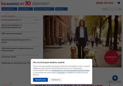 Снимок главной страницы biz-it.ru