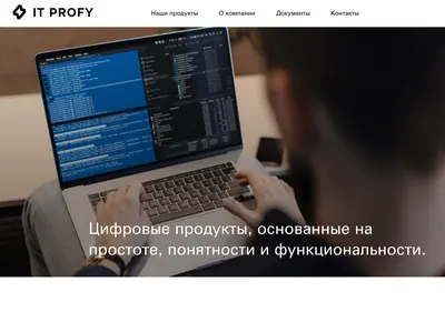 Снимок главной страницы profy-it.su