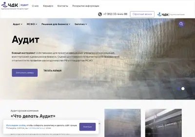 Снимок главной страницы audit4dk.ru