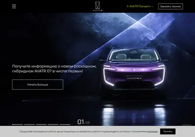 Снимок главной страницы avatr-panavto.ru