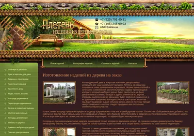 Снимок главной страницы pleten.su