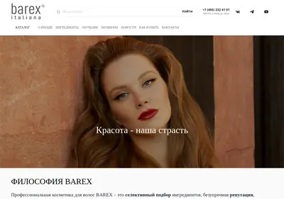 Снимок главной страницы barex.ru