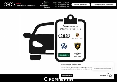 Снимок главной страницы ace-ekb.ru