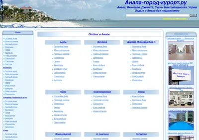 Снимок главной страницы anapa-gorod-kurort.ru