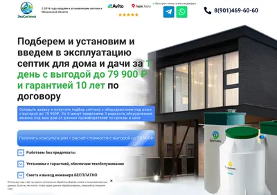 Снимок главной страницы ecosysteam.ru