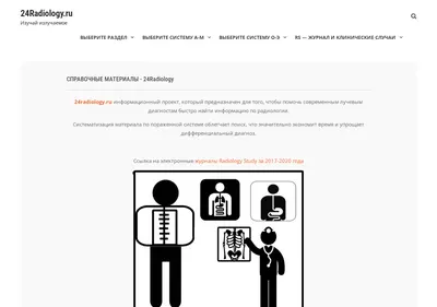 Снимок главной страницы 24radiology.ru
