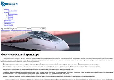 Снимок главной страницы aswn.ru