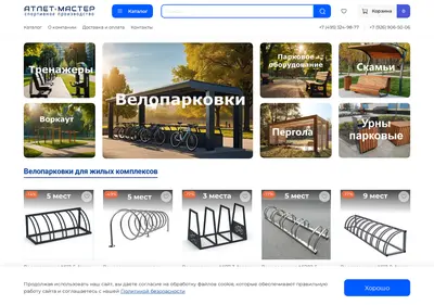 Снимок главной страницы atletmaster.ru